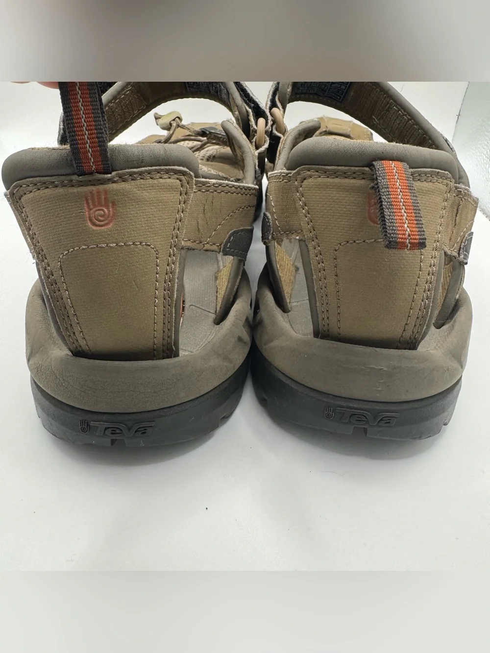 Teva Forebay Closed Toe Fisherman Sandals Mens Size 10 Brown Hiking Sport Water
